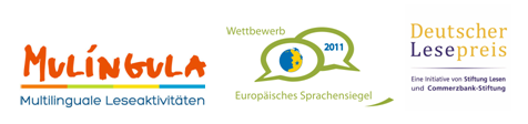 mulingua Logo Wettbewerb Europäisches Sprachsiegel und deutscher Lesepreis